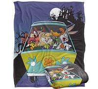 LOGOVISION WB 100: Blanket, 152 x 127 cm Looney Tunes Scooby-Doo Van Silky Touch Super Soft Throw Blanket
