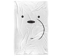 LOGOVISION We Bare Bears Ice Bear Manta súper Suave con Tacto Sedoso - 91 x 147 cm