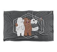 LOGOVISION We Bare Bears Selfie Manta súper Suave con Tacto Sedoso - 91 x 147 cm