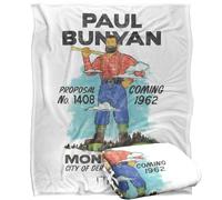 LOGOVISION Welcome To Derry Paul Bunyan Monument Manta súper Suave con Tacto Sedoso - 152 x 127 cm