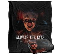 LOGOVISION Welcome To Derry Pennywise Always The Eyes Manta súper Suave con Tacto Sedoso - 152 x 127 cm