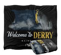 LOGOVISION Welcome To Derry Pennywise Cart Manta súper Suave con Tacto Sedoso - 152 x 127 cm