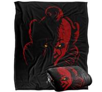 LOGOVISION Welcome To Derry Pennywise Face Manta súper Suave con Tacto Sedoso - 152 x 127 cm