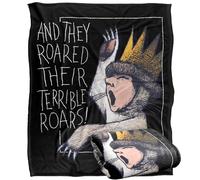 LOGOVISION Where The Wild Things Are Roar Manta súper Suave con Tacto Sedoso - 152 x 127 cm