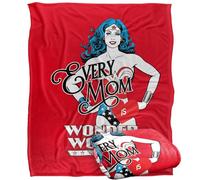 LOGOVISION Wonder Woman Mother's Day For Every Mom Manta súper Suave con Tacto Sedoso - 152 x 127 cm