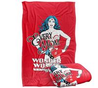LOGOVISION Wonder Woman Mother's Day For Every Mom Manta súper Suave con Tacto Sedoso - 91 x 147 cm