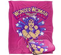 LOGOVISION Wonder Woman Star Crossed Manta súper Suave con Tacto Sedoso - 152 x 127 cm