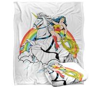 LOGOVISION Wonder Woman Strong Warrior Manta súper Suave con Tacto Sedoso - 152 x 127 cm