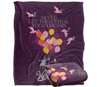 LOGOVISION Wonka (2023) Never Let Them Steal Your Dreams Manta súper Suave con Tacto Sedoso - 152 x 127 cm