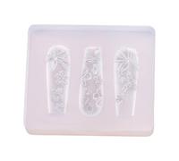 Logra hermosas uñas con molde de silicona transparente, accesorios profesionales para diseños de arte creativo, herramienta de diseños de uñas