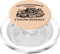 Logrado Nada Encontrado Snacks Mapache PopSockets PopGrip para MagSafe