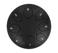 Logre el zen en su jardín con nuestro tambor de lluvia de 6 pulgadas, diseñado for durar y que ofrece el sonido de lluvia de alta calidad.(Black)