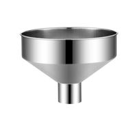 LOGSEE Embudo Grande de Acero Inoxidable 40cm Embudo de Cocina de Acero Inoxidable para transferir líquidos, Especias, Ingredientes Secos en Polvo