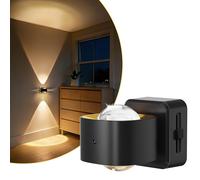 LOHAS-LED Enchufe de Pared con Luz Nocturna, Enchufe Giratorio, Sensor Crepuscular, Brillo Ajustable 0-150LM, Blanco Cálido 3000K, para Pasillos, Baños, Escaleras, Dormitorios, 1 Unidad