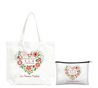 Lohenyor - Bolso de lona para niñera, ideal como regalo para asistente de maternidad, fin de contrato, Navidad, cumpleaños o día de la madre, Bolsa y bolsa, 35 cm x 2 cm x 43 cm