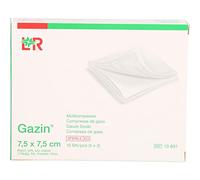 gazin - Compresas 7,5 x 7,5 cm, 8 capas, estériles, 5 x 2 unidades