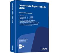 Lohnsteuer-Supertabelle 2026 inkl. Onlinezugang: Nach amtlichen Material