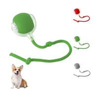 LOHOM Pelota Interactiva para Perros, Pelota para Perros Que Rueda Sola, Juguetes Interactivos para Gatos, Juguete Automático para Gatos, Juguete Inteligente Automático con Que Rueda 360° (Verde)