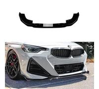 LohxA Alerón de Parachoques Delantero para Coche, Labio difusor Divisor para BMW 2 Series Coupe G42 M Sport 2022+,Canards Bodykits,A-Black