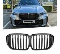 LohxA Parrilla Delantera Que compite con Las Parrillas para BMW X5 G05 LCI 2023 2024, Parrilla del riñón del capó Delantero, Negro Brillante
