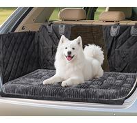 Loiion Cama Perro Grande, Alfombrilla Cama Coche Perro, Fundas Sofa Perros, Manta Suave Antideslizante, Extensiones del Asiento Trasero Fundas de Asiento,127cm×62.5cm
