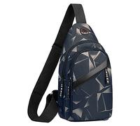 LOIJMK 2022 Versión Coreana Bolso de Pecho Moda Hombres Camuflaje Bolso de Hombro Bolso de Hombro de Lona Mochila Pequeña Mochila Bolsas, Negro , talla única