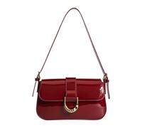 LOIJMK Bolso bandolera para mujer, bolso de mano, bolso de mano, bolso de mano, bolso de mano, bolso de hombro retro clásico, Vino, talla única