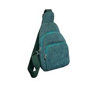 LOIJMK Bolso de mujer de color puro, bolso de lona de terciopelo simple, bolso de hombro casual con un hombro, BU1, talla única