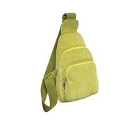 LOIJMK Bolso de mujer de color puro, bolso de lona de terciopelo simple, bolso de hombro casual con un hombro, GN1, talla única
