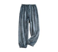 LOIJMK Boys & Girlss Pajama Pants Fuzzy Flannel Sleepwear Pajama Bottoms Pantalones de esquí Talla, azul oscuro, 130