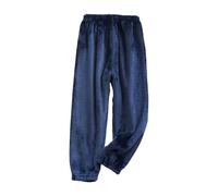 LOIJMK Boys & Girlss Pajama Pants Fuzzy Flannel Sleepwear Pajama Bottoms Pantalones de esquí Talla, marine, 150 cm