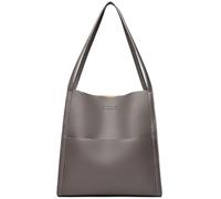 LOIJMK Color sólido Simple Shoulder Bag Crossbody Purse Bag For Women Bandoleras Mujer Grande Negro, gris, talla única