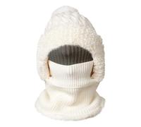 LOIJMK Gorro de invierno para hombre y mujer, de poliéster, de punto, Z4 blanco., Talla única