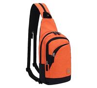 LOIJMK Hombres mujeres al aire libre solo hombro cremallera bolsa de hombro Ciclismo deportes pecho montañismo viaje pequeña mochila bicicleta manillar bolsas, a, talla única