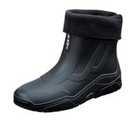 LOIJMK Hombres y mujeres primavera verano otoño invierno BEITAQI Short Sleeved Cotton Detachable and Washable Outdoor Fashion Work Fishing Car Wash Kitchen Non Slip Warm Couple Rain Run Zapatos, Negro