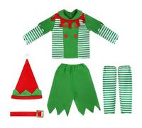 LOIJMK Newborn Baby 1st Christmas Outfit Snowman Christmas Tree Romper 5pcs Set for Baby Boy Outfit Baby, a, 3-5 años