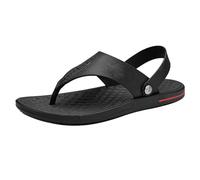 LOIJMK Pantuflas para hombre de algodón para parejas, ligeras, cálidas, con motivo navideño, diseño de animales, zapatos para hombre, ancho K, extraancho, negro, Negro , 43 EU