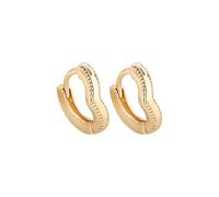 LOIJMK Pendientes de aleación para mujer, pendientes de aro elegantes, temperamento delicado, para viajes y otras ocasiones, talla única, Cobre, Sin piedra preciosa