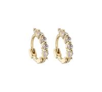 LOIJMK Pendientes de aleación para mujer, pendientes de aro elegantes, temperamento delicado, para viajes y otras ocasiones, talla única, Cobre, Sin piedra preciosa