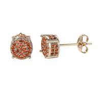 LOIJMK Pendientes redondos brillantes con circonitas cúbicas. Accesorios exquisitos y hermosos que son adecuados para todos y le dan encanto. Pendientes de perlas, talla única, Aleación de cinc, Sin