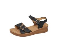 LOIJMK Sandalias de mujer con una correa de moda para mujer, tacón de palpa, temperamento, novela exterior, sandalias de tacón para correr, zapatos para mujer, gel, Negro , 43 EU