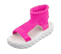 LOIJMK Sandalias de mujer Sandalias gruesas con plataforma Zapatos romanos abiertos coreanos transpirables y cómodas Sandalias casuales Zapatos ligeros para mujer, Rosa intenso., 39 EU
