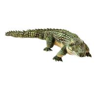 Loimol 68cm Cocodrilo de Peluche, Animal realista y dulce Figura de cocodrilo Juguete de Peluche de Vida Salvaje Regalos para Niños (Verde)