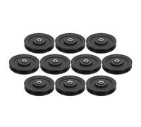 Loinutdbv Polea con rodamiento de Nailon de 115 mm, Accesorio de polea para Gimnasio, polea con rodamiento de Nailon núcleo de Hierro para Sistemas de Puertas de Garaje