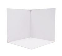 LOIRIIC 60 x 60 cm, 3 unidades, fondo de fotografía de doble cara, fondo de mármol resistente al agua y fondo blanco, fondo de fotografía estereoscópica 3D