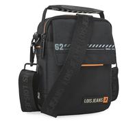 Lois - Bandoleras Hombre - Bolso Hombre Bandolera Ajustable - Bandolera Hombre Poliéster - Bolso Bandolera Hombre. Bolso de Hombre Pequeño., Negro