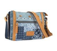 Lois - Bolso Bandolera Mujer elegante. Bolso mujer versátil diseño práctico para diario ideal como Bandolera Mujer moderno y funcional dentro de los mejores Bolsos De Mujer Cierre Cremaller, Azul