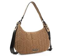 Lois - Bolso Bandolera Mujer - Bolso Mujer Pequeño. Bolso Mujer - Bolso Mujer Bandolera de Uso Diario - Bolso Taupe Mujer