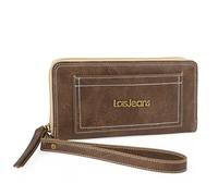 Lois - Bolso de Mano Mujer - Carteras de Mujer Marca Cartera de Mujer de [COMPOSICIONEXT]. Cartera de Mano. Monedero Mujer - Monedero Mujer Grande, Marron