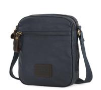 Lois - Bandoleras Hombre - Bolso Hombre Bandolera Ajustable - Bandolera Hombre Lona recubierta/Piel - Bolso Bandolera Hombre. Bolso de Hombre Pequeño., Marino